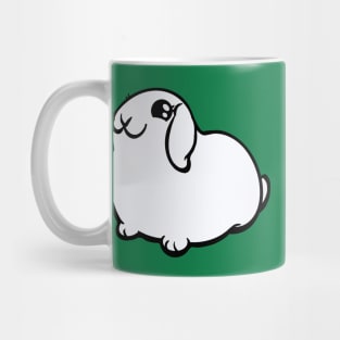 White Lop Bunny Rabbit Coney Mug